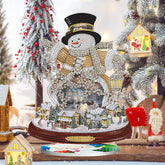 DIY Diamond Painting Decor Acrylic Desk Ornaments - Snowman