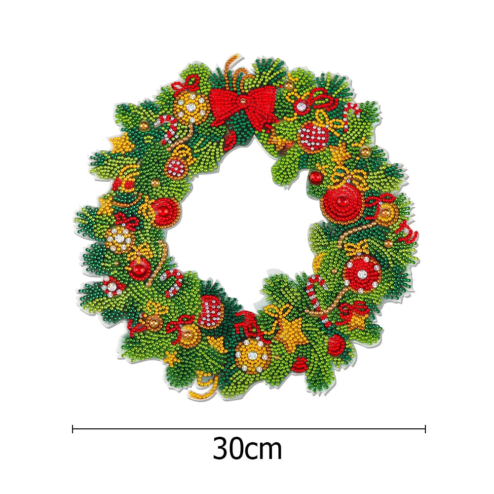 Diamond Painting Wreath - Christmas