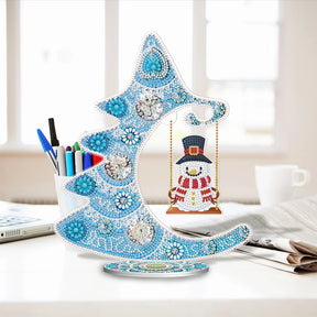 DIY Diamond Painting Desk Ornaments - Snowman