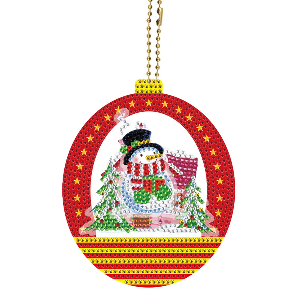 DIY Diamond Painting Hanging Ornament Crafts Xmas Tree