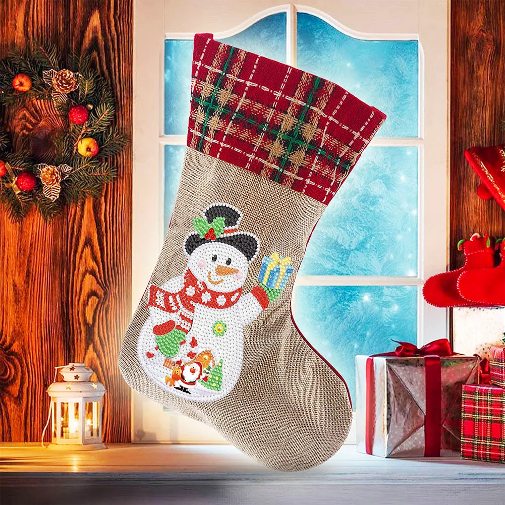 5pcs/set DIY Diamond Painting Xmas Gift Sock