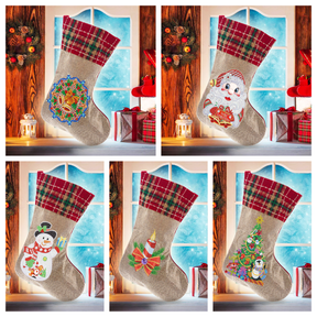 5pcs/set DIY Diamond Painting Xmas Gift Sock