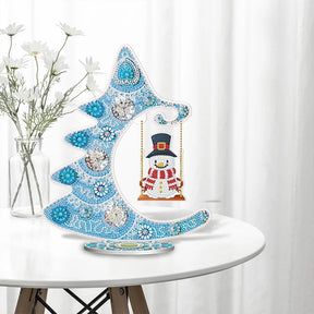 DIY Diamond Painting Desk Ornaments - Snowman