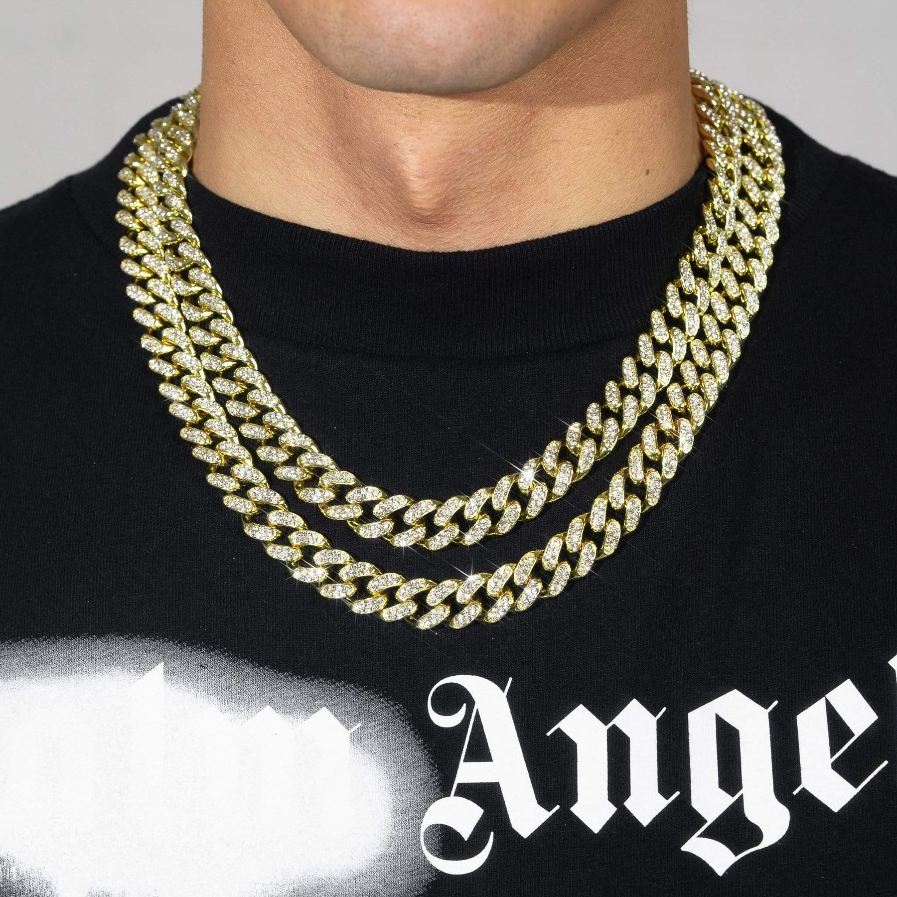 13mm Cuban Chain - Gold