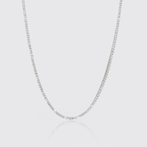 3mm Tennis Chain - White Gold