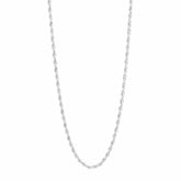 4mm Rope Chain - White Gold