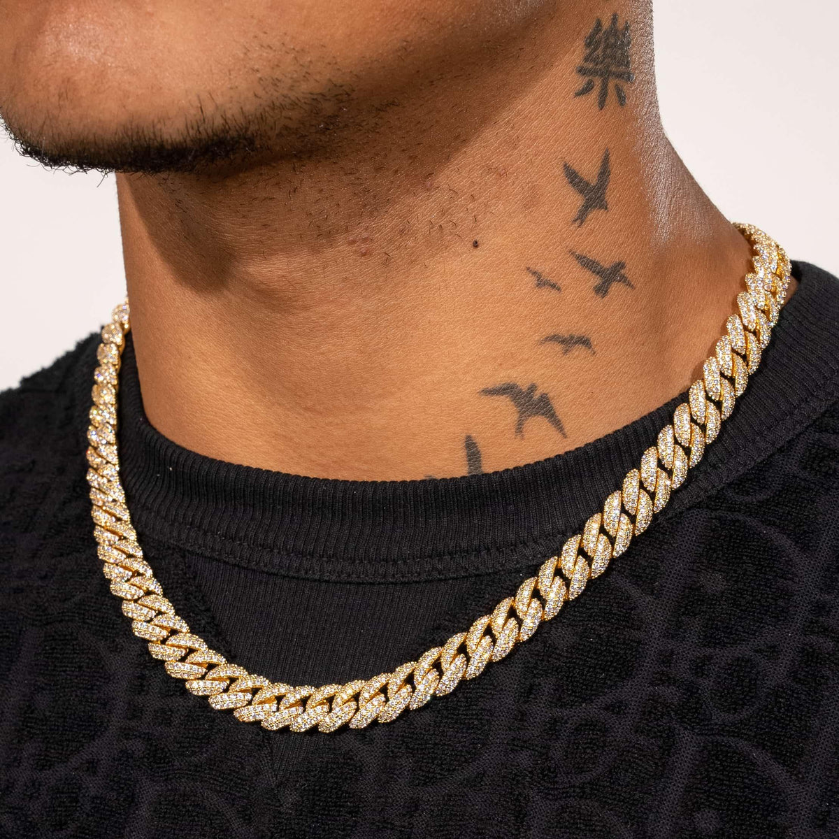 8mm Cuban Link Chain - Gold