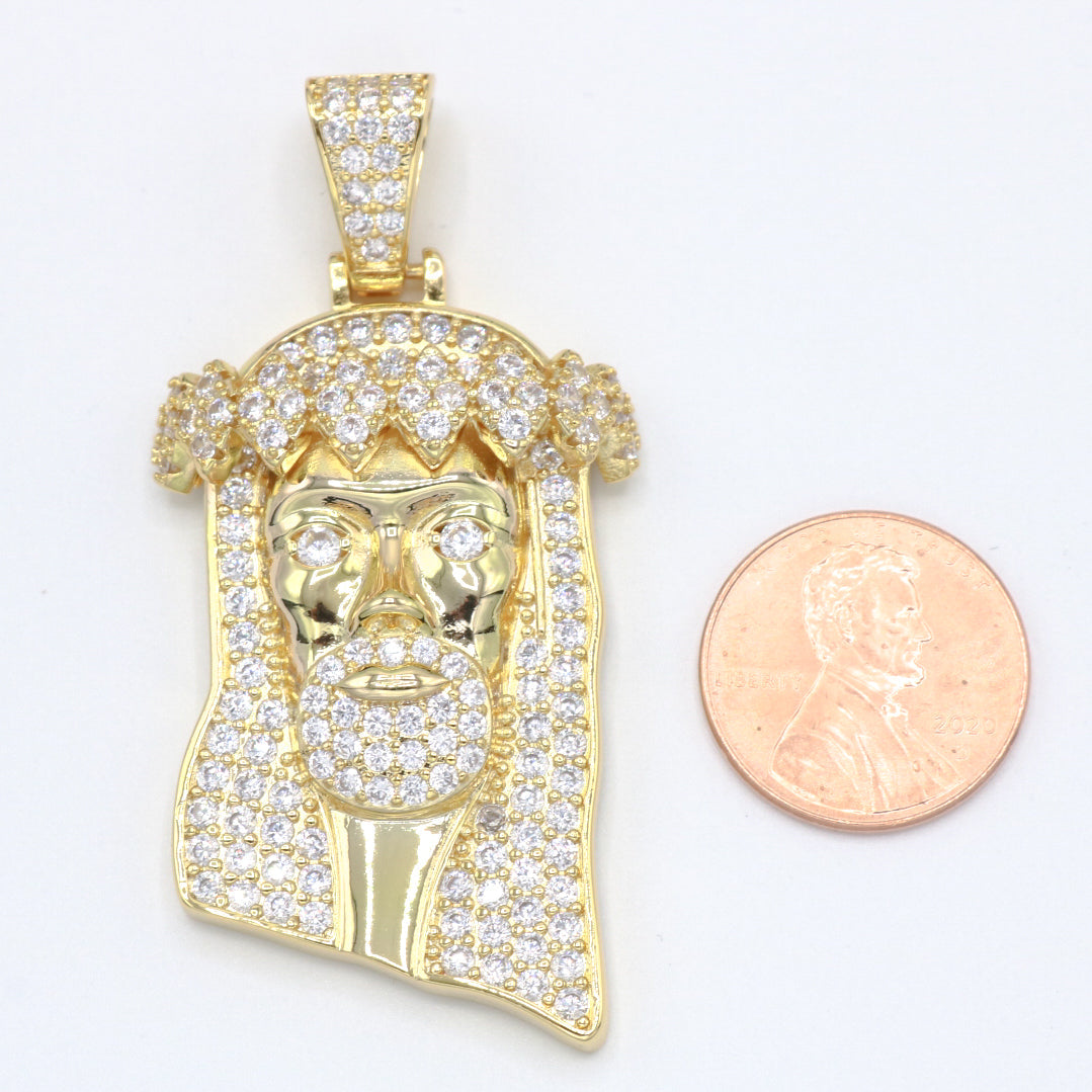 Head Pendant - Gold