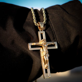 Crucifix Pendant - Gold